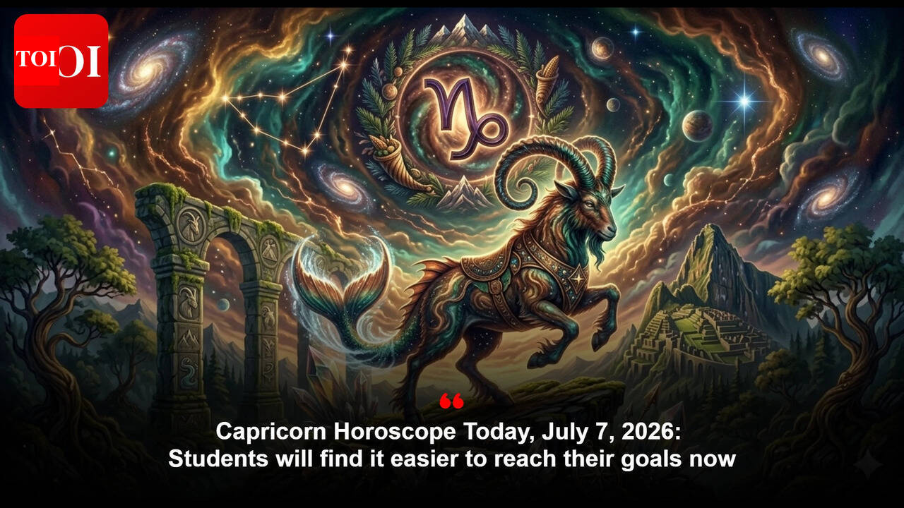 Capricorn Horoscope Today, July 7, 2026: Students will find it easier to reach their goals now