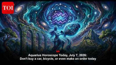 Aquarius Horoscope Today, July 7, 2026: Don't buy a car, bicycle, or even make an order today