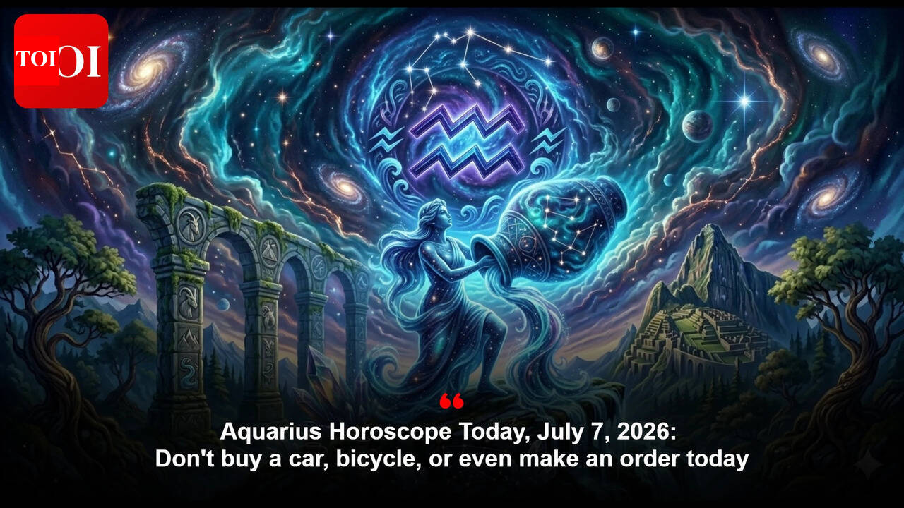Aquarius Horoscope Today, July 7, 2026: Don't buy a car, bicycle, or even make an order today