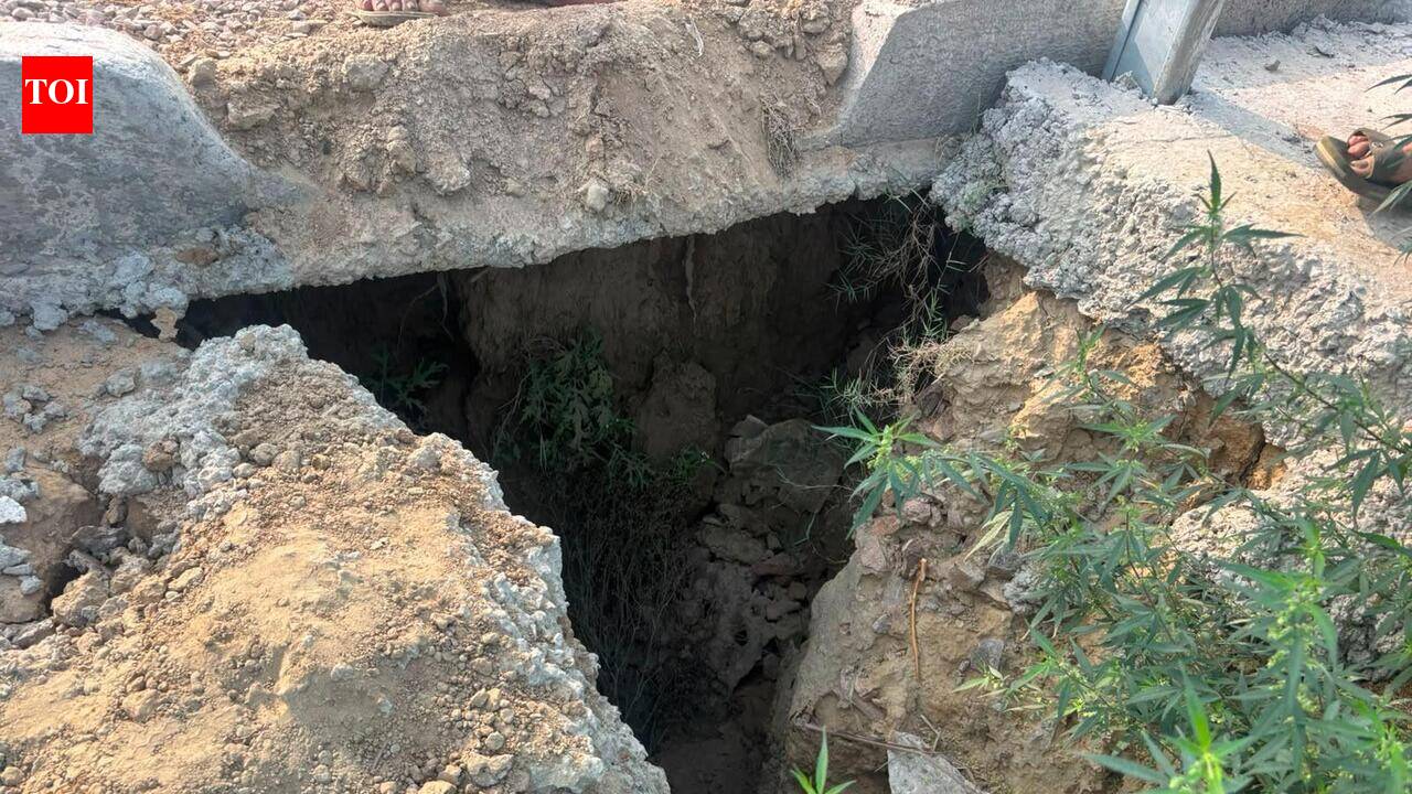 Fresh damages, cave-in surface on Delhi-Doon eway
