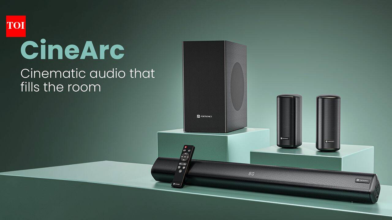 Portronics CineArc 5.1 channel home theatre system with 200W HD sound launched at Rs 7,299