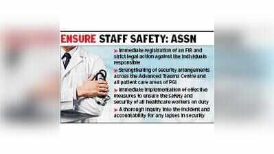 PGI doctor alleges assault by patient’s attendant