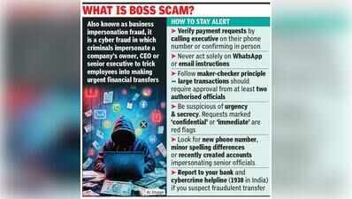 Bizman duped of Rs 18 lakh in city’s first ‘Boss Scam’