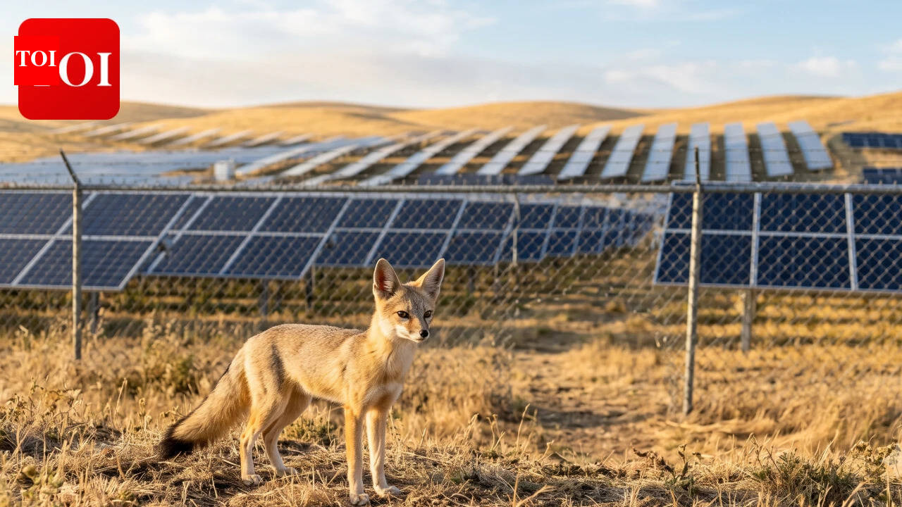 How massive Solar farms in California are providing surprising benefits in preserving the endangered San Joaquin kit foxes