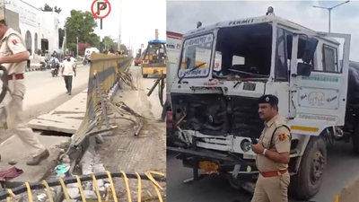  Speeding trailer runs over 3 children, critically injures parents in Jaipur