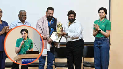 Nara Brahmani: "Heartfelt thanks" as Sanjay Dutt attends Basavatarakam Cancer Hospital's Silver Jubilee celebration