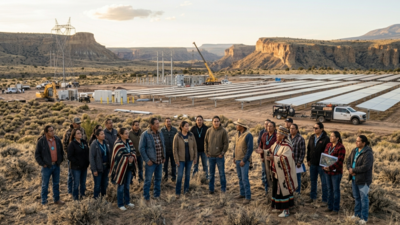 A Native American tribe once relied on oil and gas; now its desert land will help power Meta’s new data center