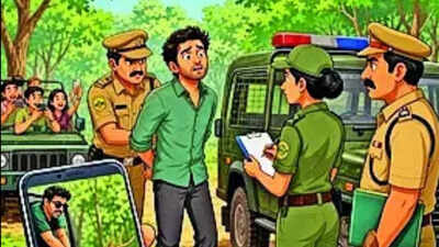 Man lands in soup for feeding banana to spotted deer in Bandhavgarh Tiger Reserve