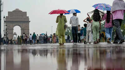 Delhi weather: Rain lashes parts of city, IMD forecasts more showers under yellow alert