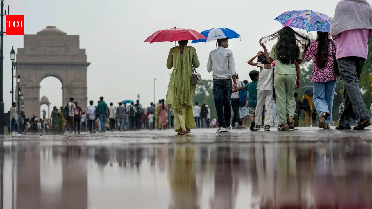 Delhi weather: Rain lashes parts of city, IMD forecasts more showers under yellow aler