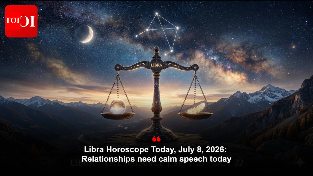 Libra Horoscope Today, July 8, 2026: Relationships need calm speech today