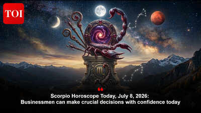 Scorpio Horoscope Today, July 8, 2026: Businessmen can make crucial decisions with confidence today