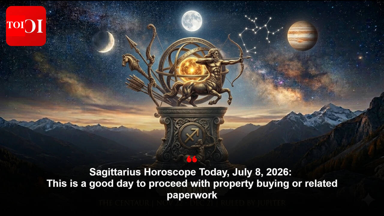 Sagittarius Horoscope Today, July 8, 2026: This is a good day to proceed with property buying or related paperwork