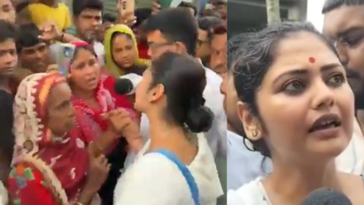 'How much were you sold for?' : 'Gaddar', 'Beimaan' chants greet rebel TMC MP Saayoni Ghosh during visit to Baruipur victim's family