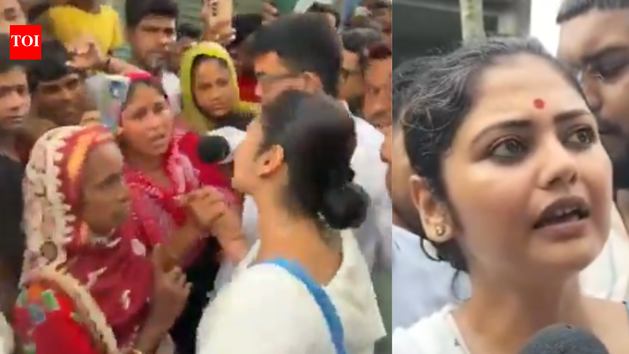 'How much were you sold for?' : 'Gaddar', 'Beimaan' chants greet Rebel TMC MP Saayoni Ghosh during visit to Baruipur victim's family