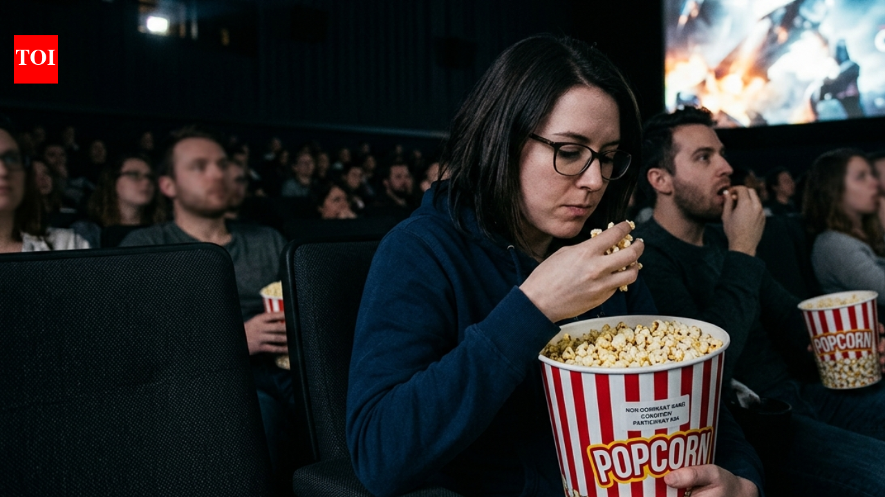 Psychology says switching the hand you use for movie popcorn can break autopilot eating; a cinema experiment found that using the non-dominant hand disrupted habitual consumption