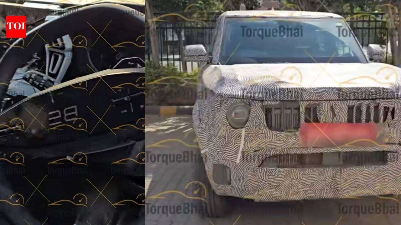 Mahindra Vision S interior revealed in new spy images: Key highlights