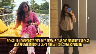 Bengaluru corporate employee reveals ₹45,000 monthly expense breakdown; internet can't agree if she's overspending