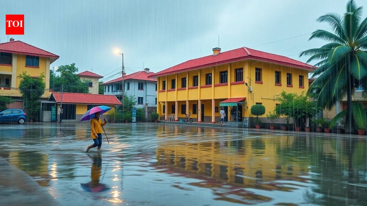 Rains trigger floods, man missing, schools shut