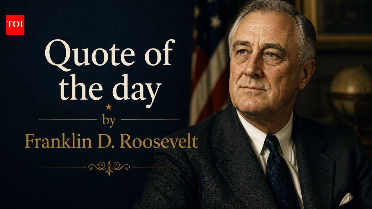 Quote of the day by Franklin D. Roosevelt: “Men are not prisoners of fate, but only prisoners of…”