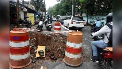 Craters, slow works create nightmare for commuters