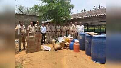 Police seize illegal liquor, destroy stills in statewide raids