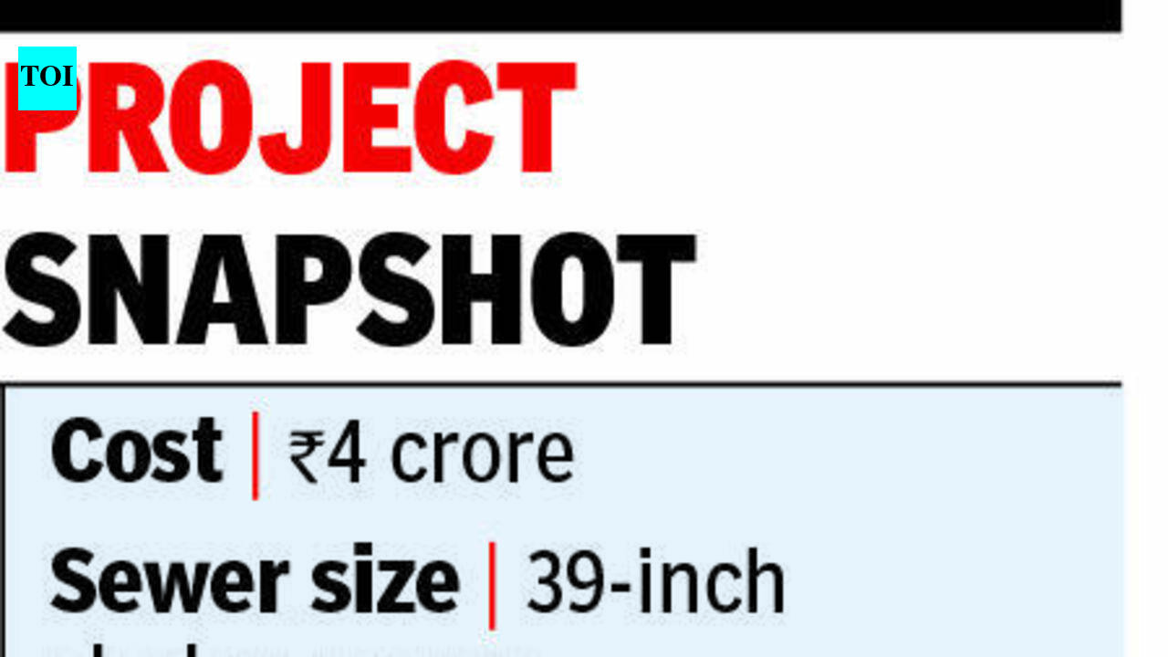 ₹4cr sewer project to ease waterlogging along Tajpur Road