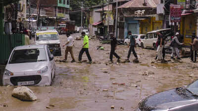 Heavy rains trigger flash floods in Doda, damage houses and roads