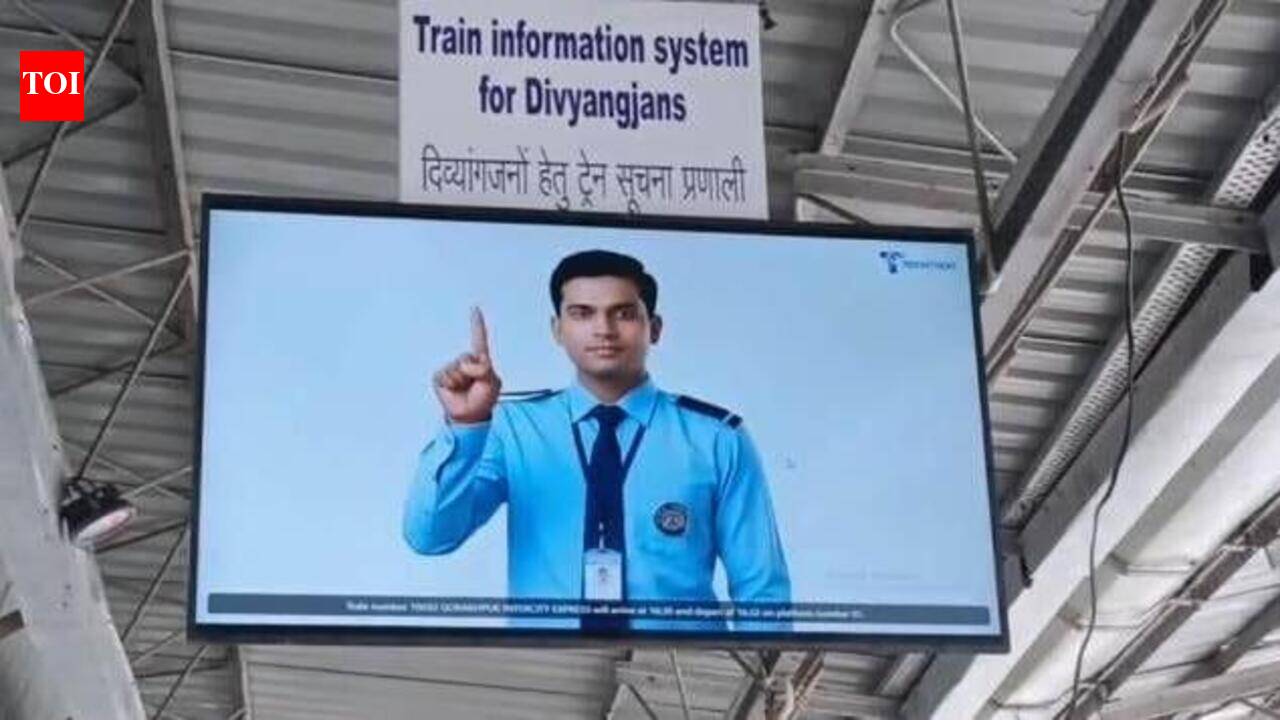 ​Badshahnagar gets Indian Railways’ first AI sign language info system