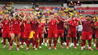 Switzerland end 72-year World Cup quarter-final wait with dramatic 4-3 penalty shootout win over Colombia, Argentina next
