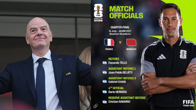 'FIFA doesn't hide it anymore': Fans erupt as all-Argentine refereeing team appointed for France vs Morocco quarter-final clash