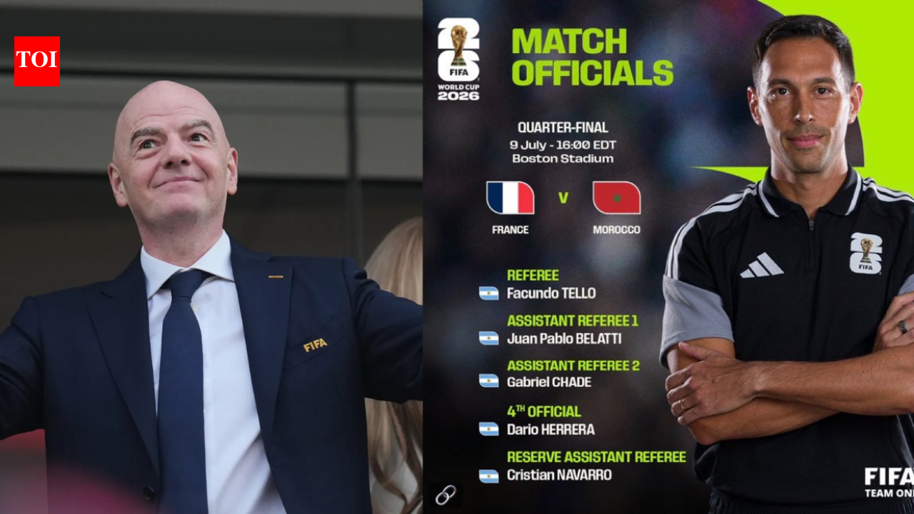 'FIFA doesn't hide it anymore': Fans erupt as all-Argentine refereeing team appointed for France vs Morocco quarter-final clash