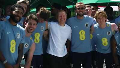 Why did Ed Sheeran secretly visit England's World Cup camp in Kansas? Real reason explained