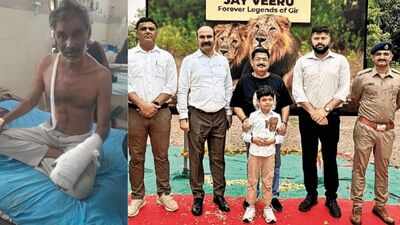 I was wondering whether I’d die there or in the hospital: Lion attack survivor