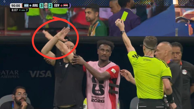 What did Hossam Hassan’s furious ‘X’ gesture mean? Egypt boss’ yellow card moment explained