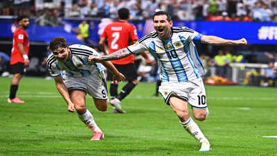 Lionel Messi is making World Cup history as Argentina complete an epic comeback