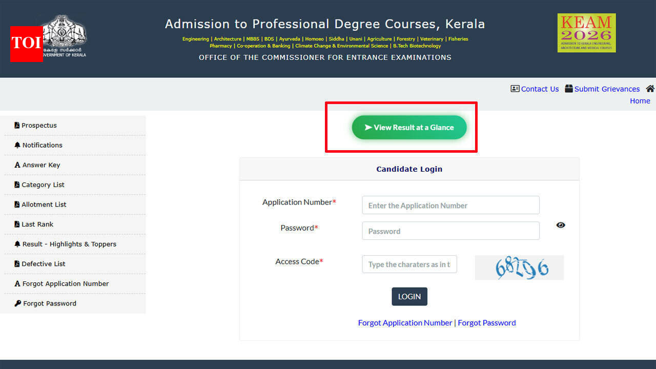 KEAM 2026 provisional seat allotment announced at cee.kerala.gov.in; final list to be released today