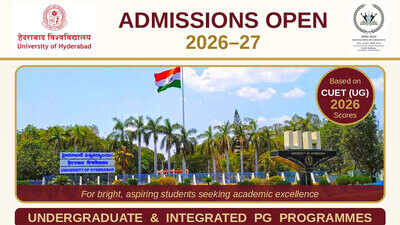 University of Hyderabad opens UG admissions 2026 for 17 undergraduate and integrated programmes; applications close on July 21
