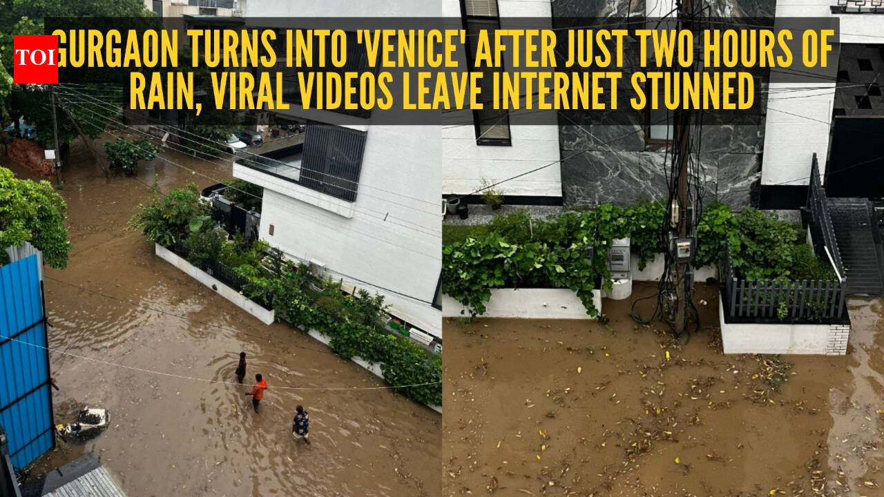 'It's not Gurgaon, it's Venice': Viral videos capture city under water after heavy rain