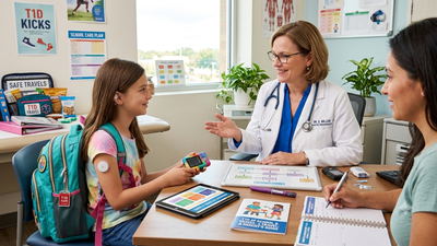 Pediatric endocrinologist shares how to manage Type 1 diabetes in kids during school and travel