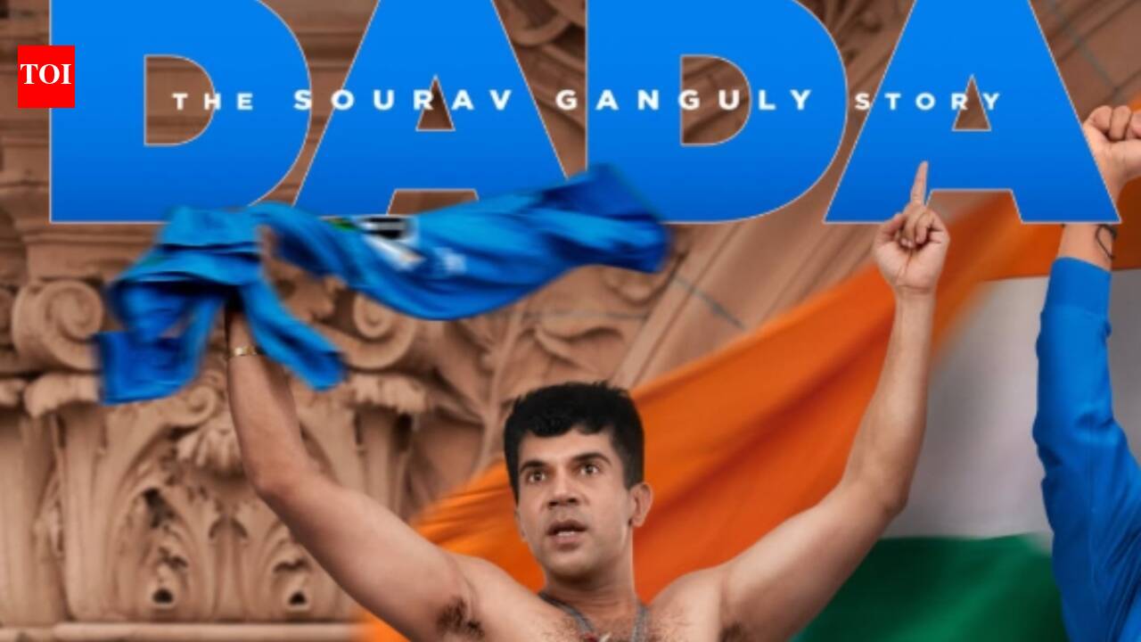 Rajkummar Rao's first look as Sourav Ganguly wins hearts; Fans say 'He didn't play, he changed the game'