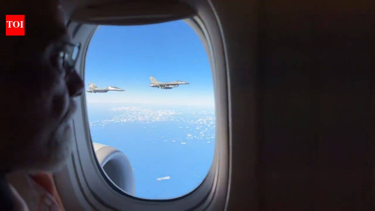 Watch: Indonesia rolls out fighter jets to see off PM Modi after three-day visit