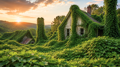 Kudzu was planted across the US South in the 1930s to fight soil erosion, but later it became the vine that 'ate the South' sprawling across roadsides and abandoned land
