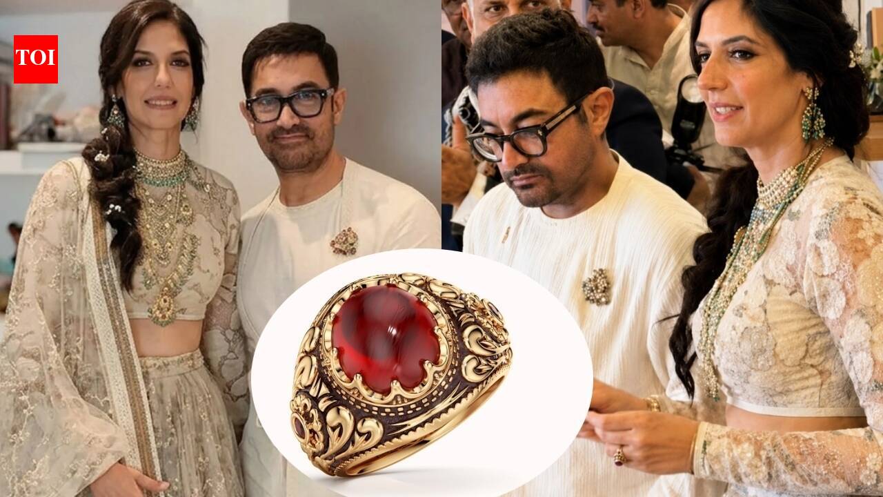 Aamir Khan's wedding ring for Gauri Spratt required 256 hours of work 131 pairs of skilled hands, has an exceptionally rare natural ruby sourced from Madagascar
