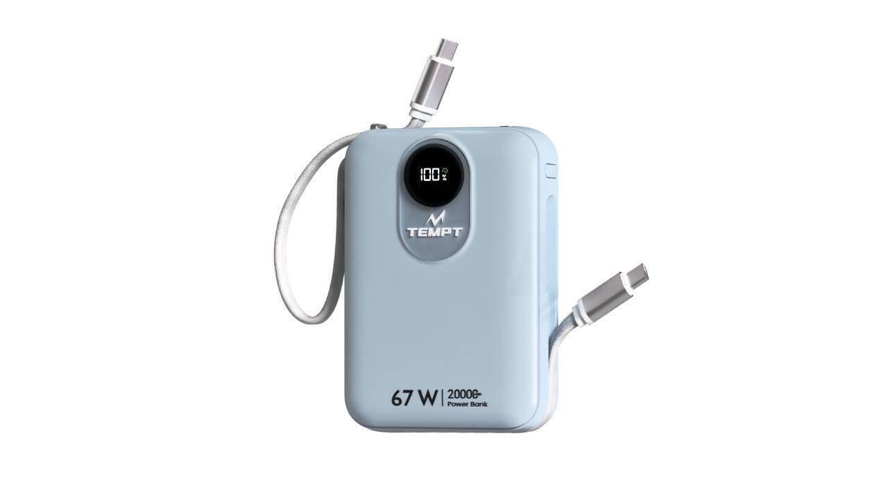 Tempt Maestro power bank launched with 67W GaN fast-charging 20,000mAh capacity at Rs 3,899