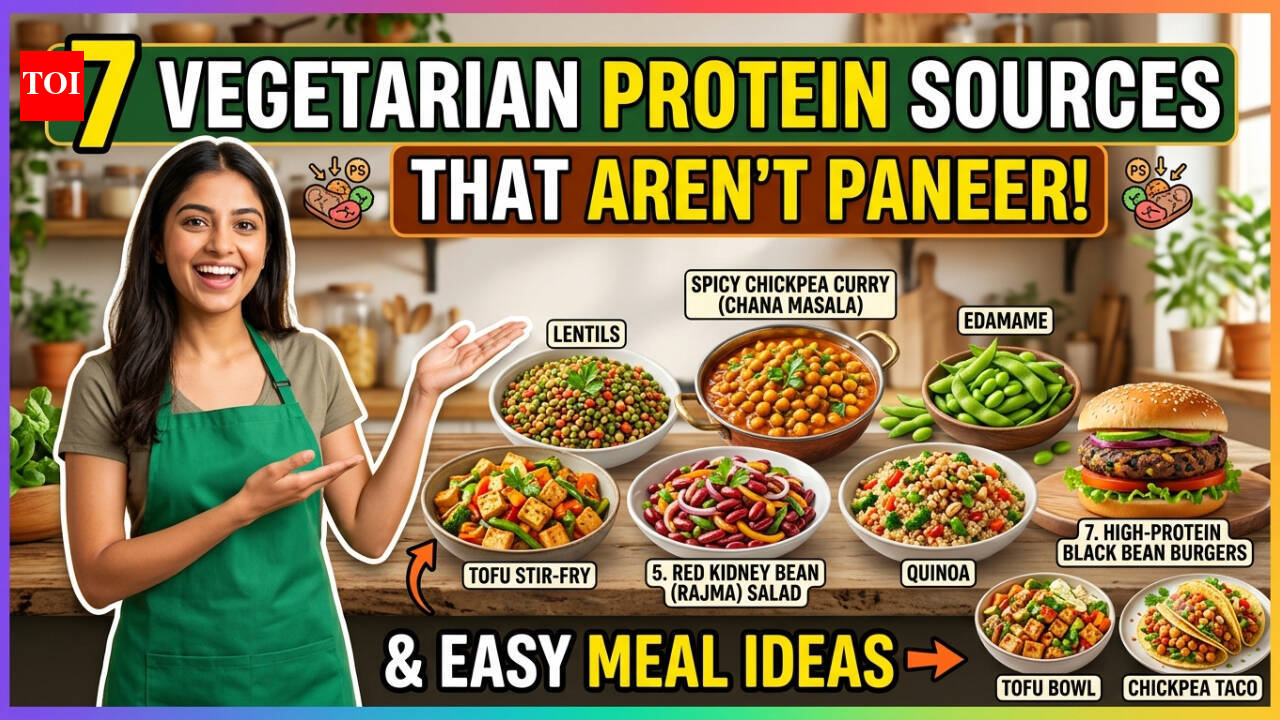 7 vegetarian protein sources that aren't paneer and easy meal ideas
