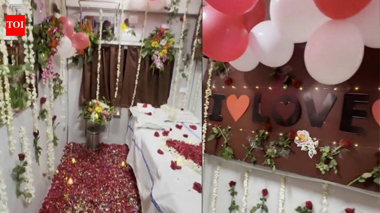 'Honeymoon suite' inside Indian Railways 1st AC coach goes viral; TTE suspended