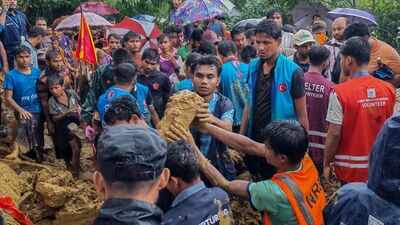 Rohingya camp landslide kills at least eight children, multiple injured