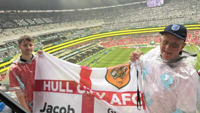 England fan spent his £10,000 life savings to take grandfather to FIFA World Cup; he suddenly received the money back after the win