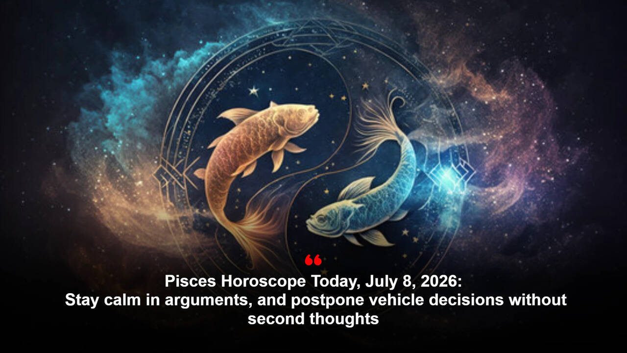 Pisces Horoscope Today, July 9, 2026: Stay calm in arguments, and postpone vehicle decisions without second thoughts